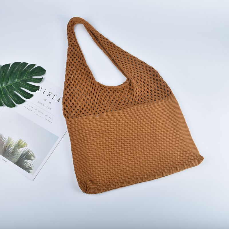 Knitted Woolen Yarn Bag All-Match Big Bag