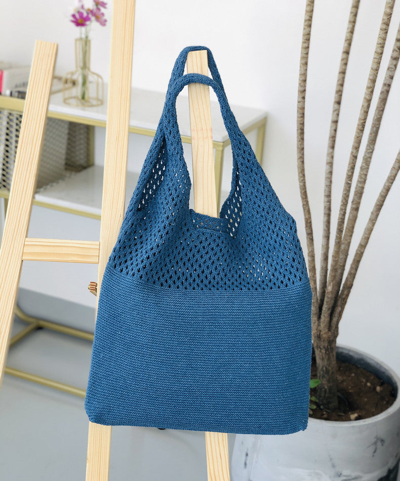 Knitted Woolen Yarn Bag All-Match Big Bag