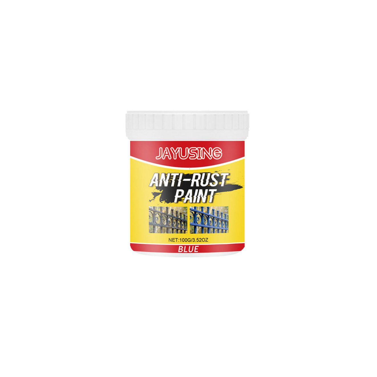 Jayusing Rust Removal Paint Iron Gate Railing Metal Anti-rust Anti-corrosion Conversion Refurbished Coating Primer