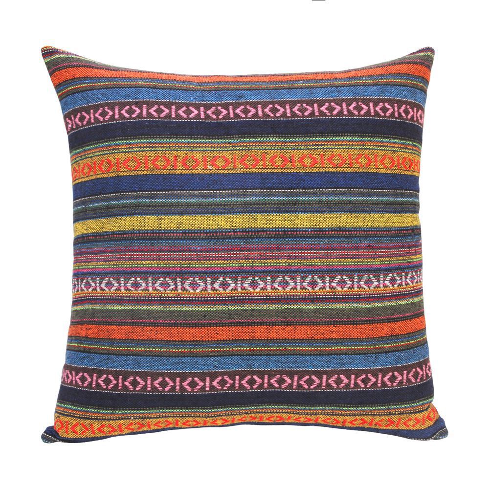 Retro Bohemian Wind Striped Pillow Cushion Cover
