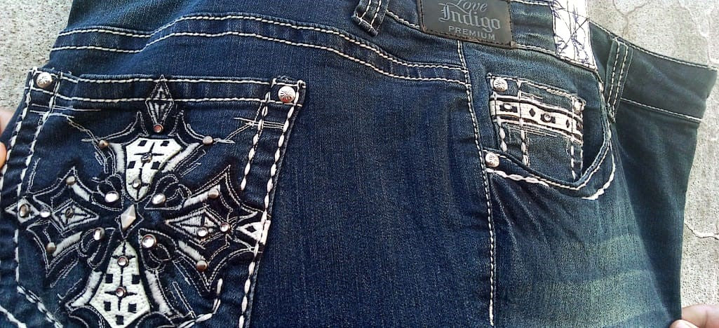Upcycled Premium Denim Tote Bag – Boho with a Bold Edge