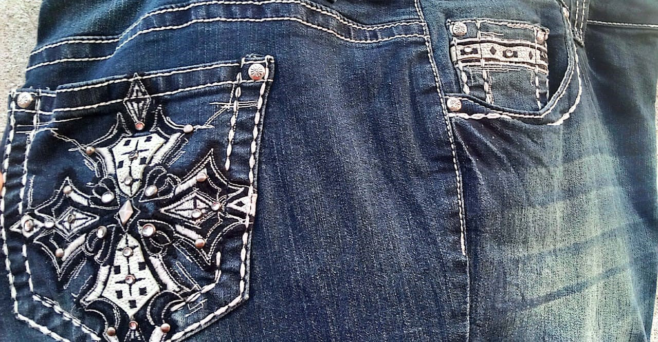 Upcycled Premium Denim Tote Bag – Boho with a Bold Edge