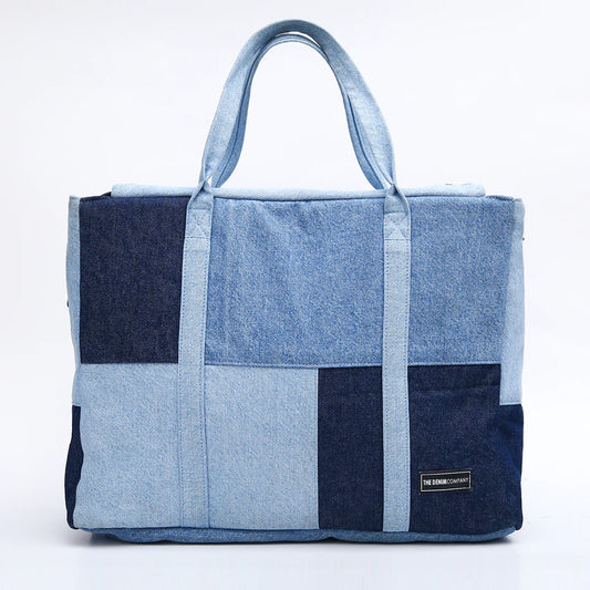 UP CYCLED DENIM/JEANS TOTE BAG