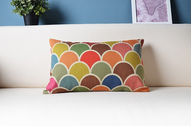 Rectangular pillow cover