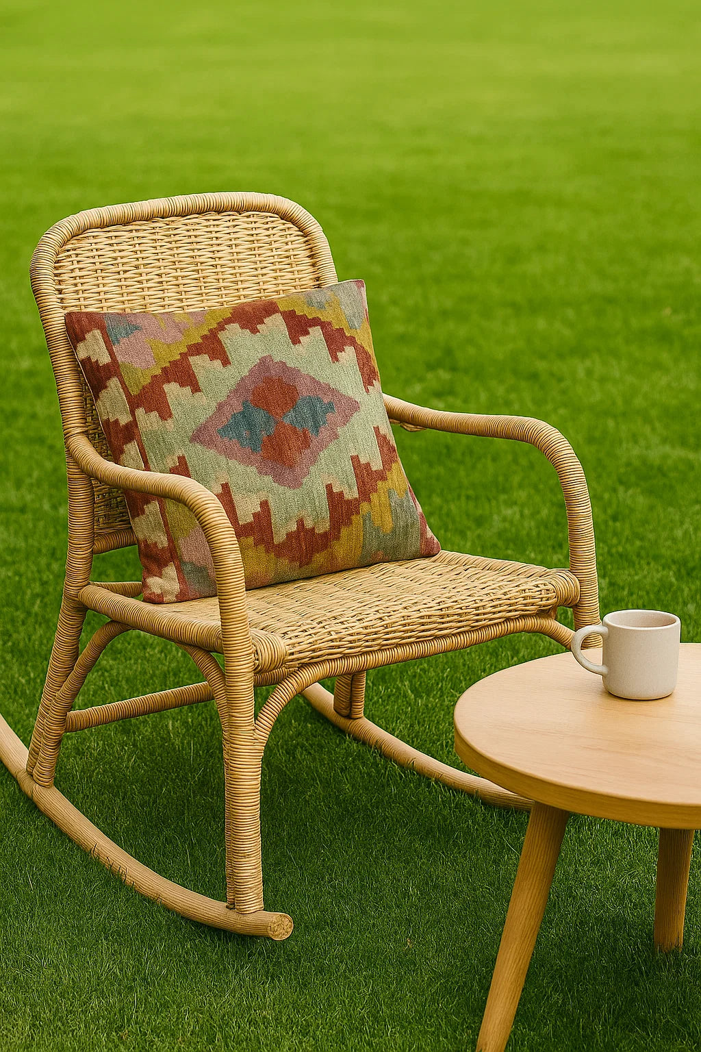 Handwoven Kilim Cushion Cover – 45x45 cm | Boho Tribal Style (Copy)
